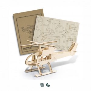 BRANDCRAFT Helicopter Wooden Model